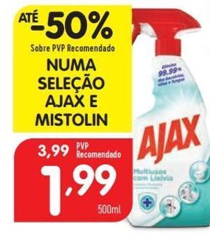 Minipreço Limpadores ajax promoção
