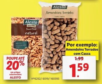 Lidl Amendoim alesto promoção