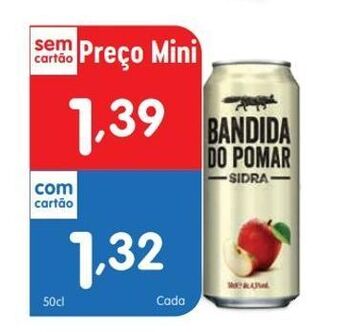 Minipreço Sidra bandida do pomar promoção