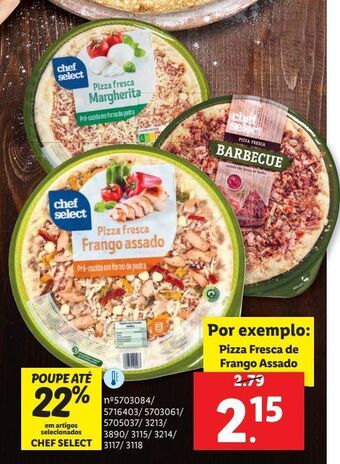 Lidl Pizza chef select promoção