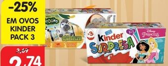 Minipreço Chocolates kinder promoção