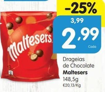 Minipreço Chocolates maltesers promoção