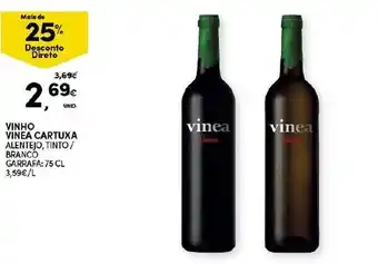 Continente Vinho Vinea Cartuxa 75cl promoção
