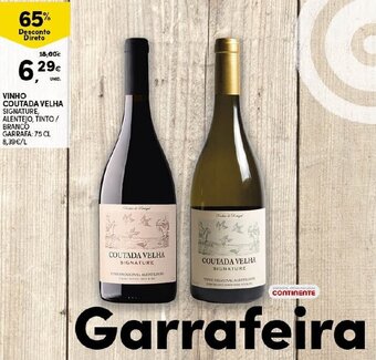 Continente Vinho Coutada Velha 75cl promoção