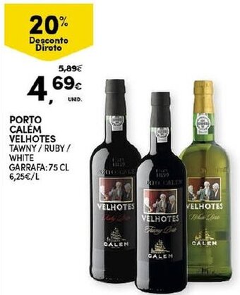 Continente Porto Calém Velhotes 75cl promoção