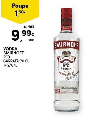 Vodka Smirnoff 70cl