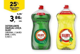 Detergente Manual Loiça Fairy 1,410L