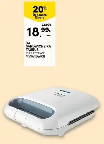 Continente Sandwicheira Taurus promoção