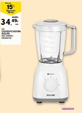 Continente Liquidificadora Philips promoção