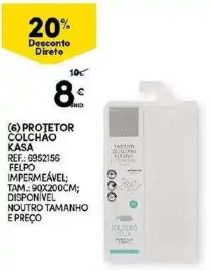 Continente Protetor Colchao Kasa promoção