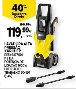 Lavadora Alta Pressão Karcher 1600w