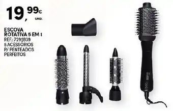 Continente Escova Rotativa 5 EM 1 promoção