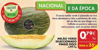 Pingo Doce Melão Verde Seleccionado Pingo Doce promoção