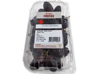 Uva preta sem grainha auchan 500 g