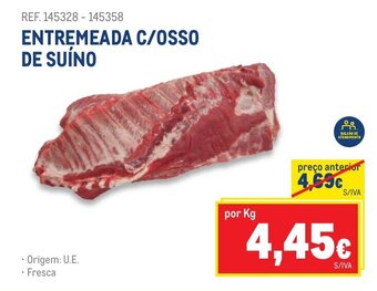 Entremeada c/ osso de Suíno