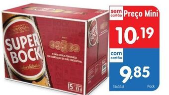 Minipreço Cerveja super bock promoção