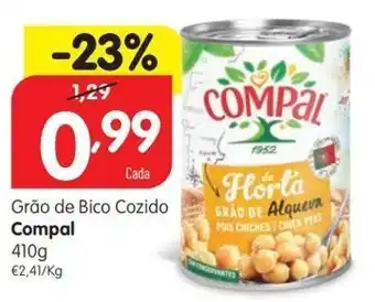Minipreço Grão de bico compal promoção