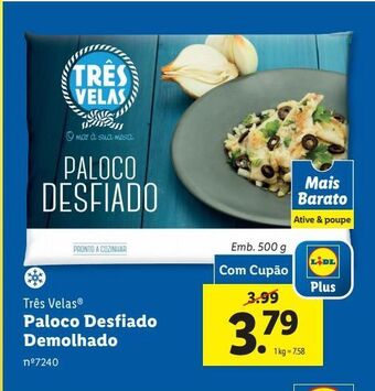 Lidl Peixe très velas promoção