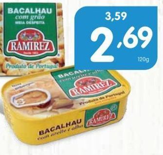 Minipreço Bacalhau ramirez promoção
