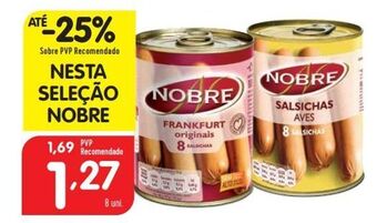 Minipreço Salsicha nobre promoção