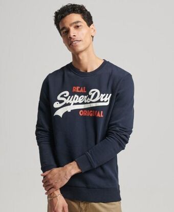 Superdry Vintage logo soda pop crew sweatshirt promoção