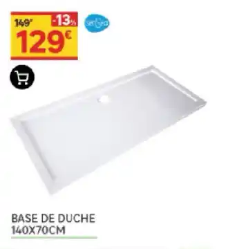 Base de Duche 140x70cm