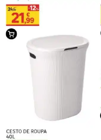 Cesto de Roupa 40L