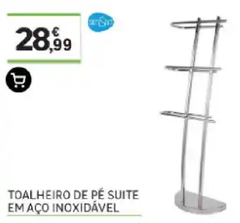 Leroy Merlin Toalheiro de pé Suite em aço Inoxidávent promoção