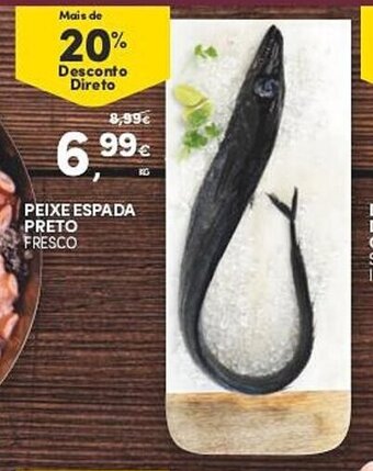 Peixe Espada Preto 1kg