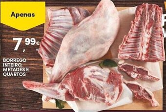 Continente Borrego Inteiro, Metades E Quartos 1kg promoção