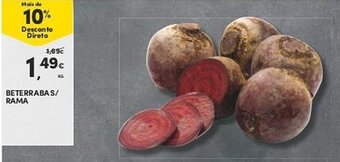 Continente Beterraba s/ Rama 1kg promoção