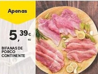 Bifanas de Porco Continente 1kg