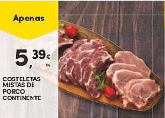 Costeletas Mistas de porco Continente 1kg