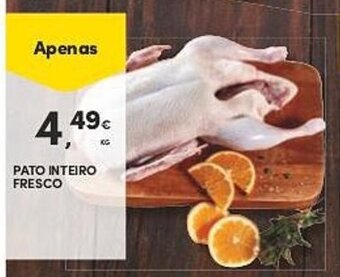 Continente Pato Inteiro Fresco 1kg promoção