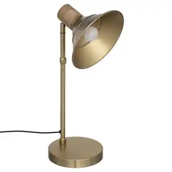 Hôma Candeeiro de mesa caravane dourado em metal promoção