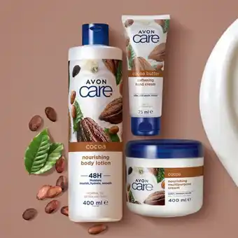 Conjunto avon care amanteiga de cacau