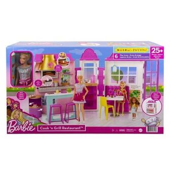 Barbie - boneca barbie e restaurante cook´n grill