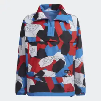 Adidas Corta-vento com meio fecho adidas x classic lego® promoção