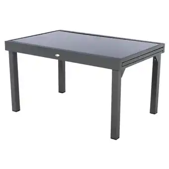 Hôma Mesa extensível piazza cinza graphite 135-270cm promoção
