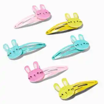 Claire's Claire's club glitter spring critter snap hair clips - 6 pack promoção