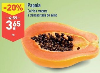 ALDI Mamão promoção