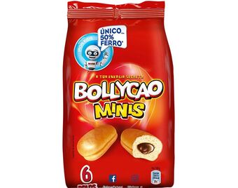 Mini bolo recheado bollycao