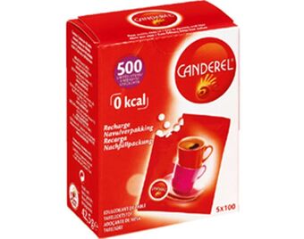 Adoçante pastilhas canderel