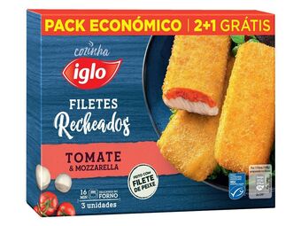 Auchan Filetes de peixe iglo promoção