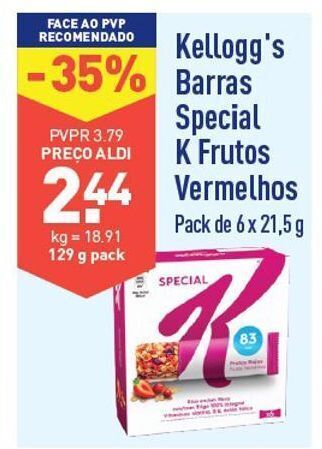 ALDI Cereais kellogg's promoção