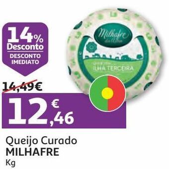 Auchan Queijo curado milhafre promoção