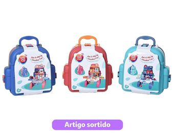 Auchan Mochila one two fun acessorios profissões promoção