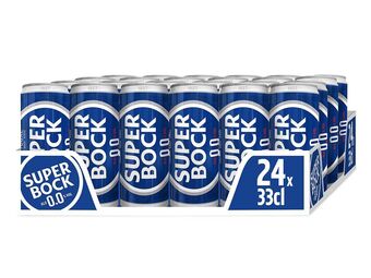 Cerveja sem álcool super bock