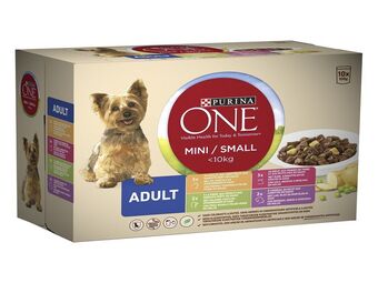 Comida humida cão purina one