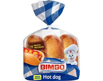 Auchan Pão hot-dog bimbo promoção